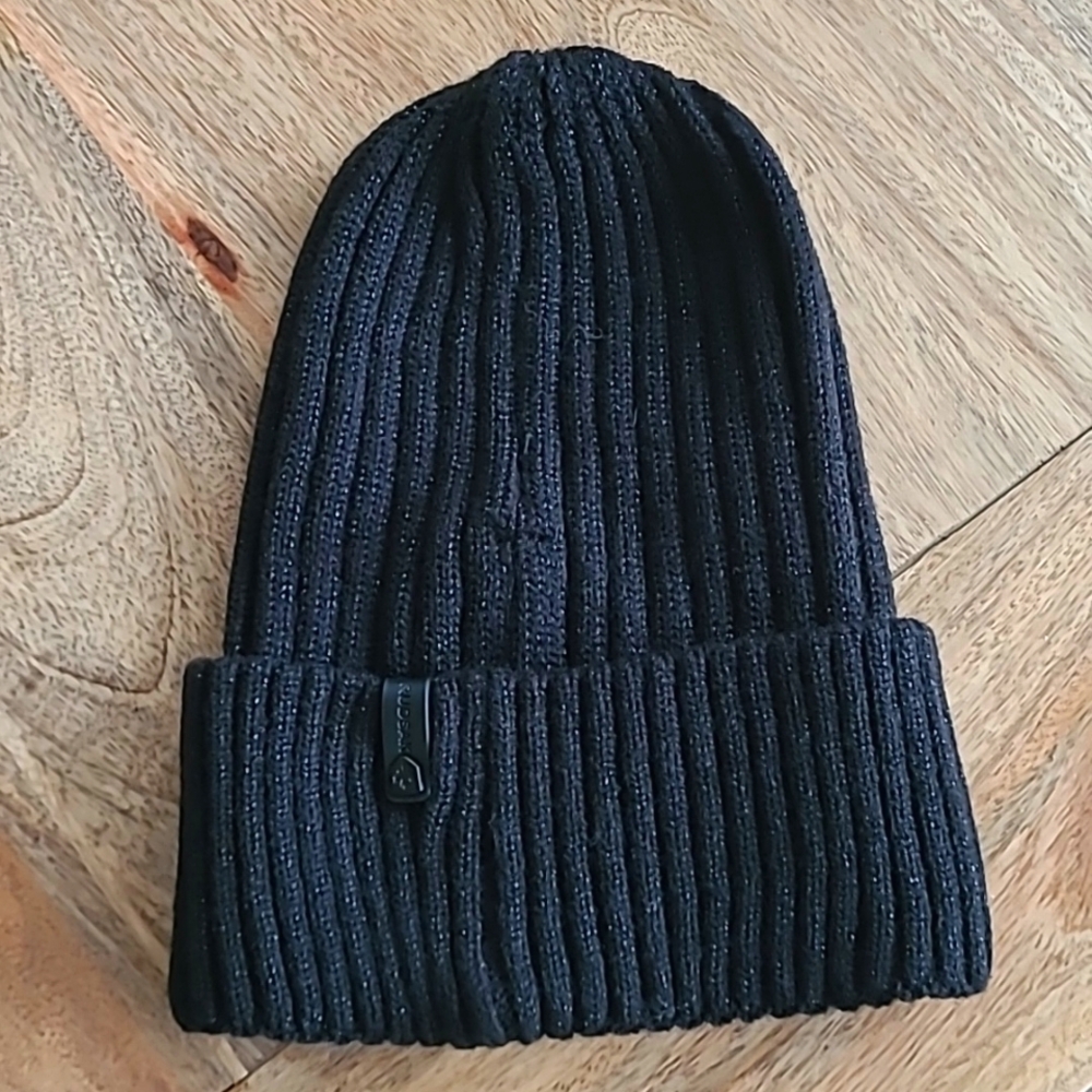 NEW RUDSAK BLACK METALIC "AMEL" BEANIE/TOUQUE/ HAT